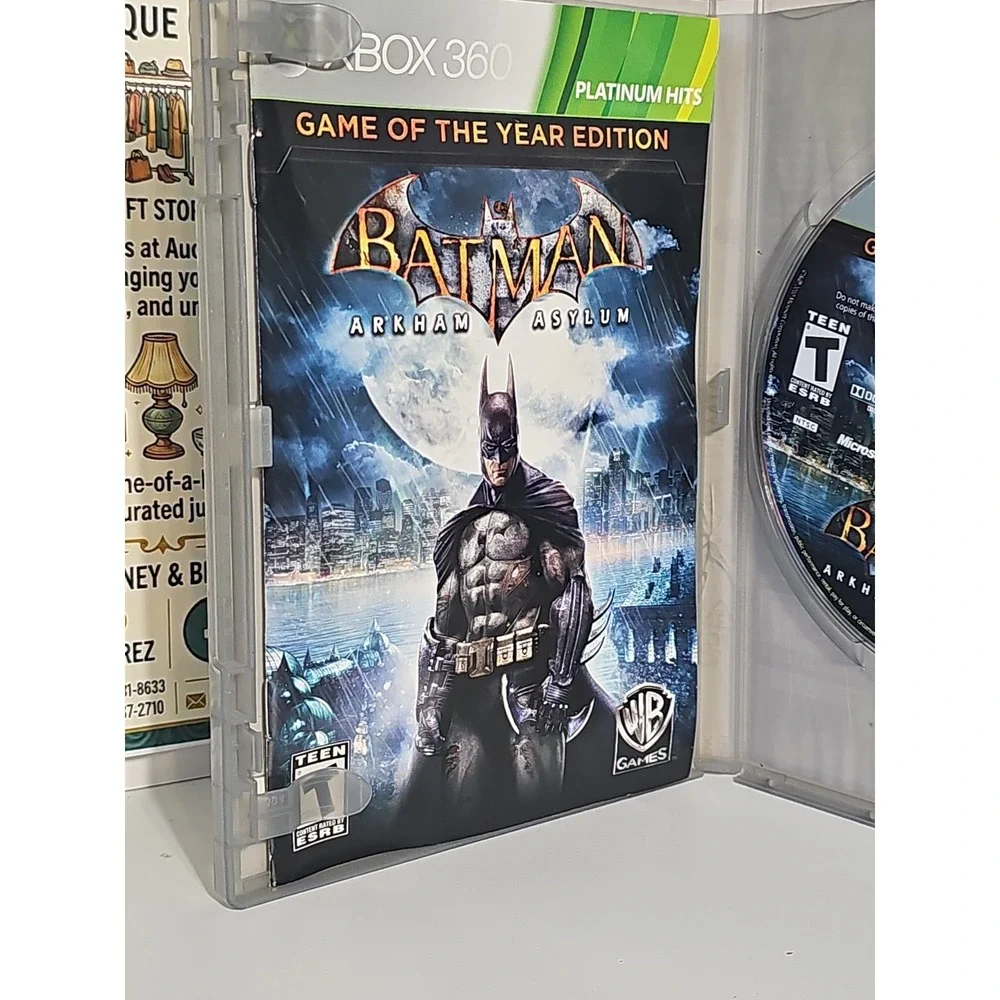 Batman: Arkham Asylum -- Game‎ of the Year Edition (Microsoft Xbox 360, 2010)